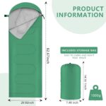 All-Season Waterproof Sleeping Bag for Adult Child - Image 2
