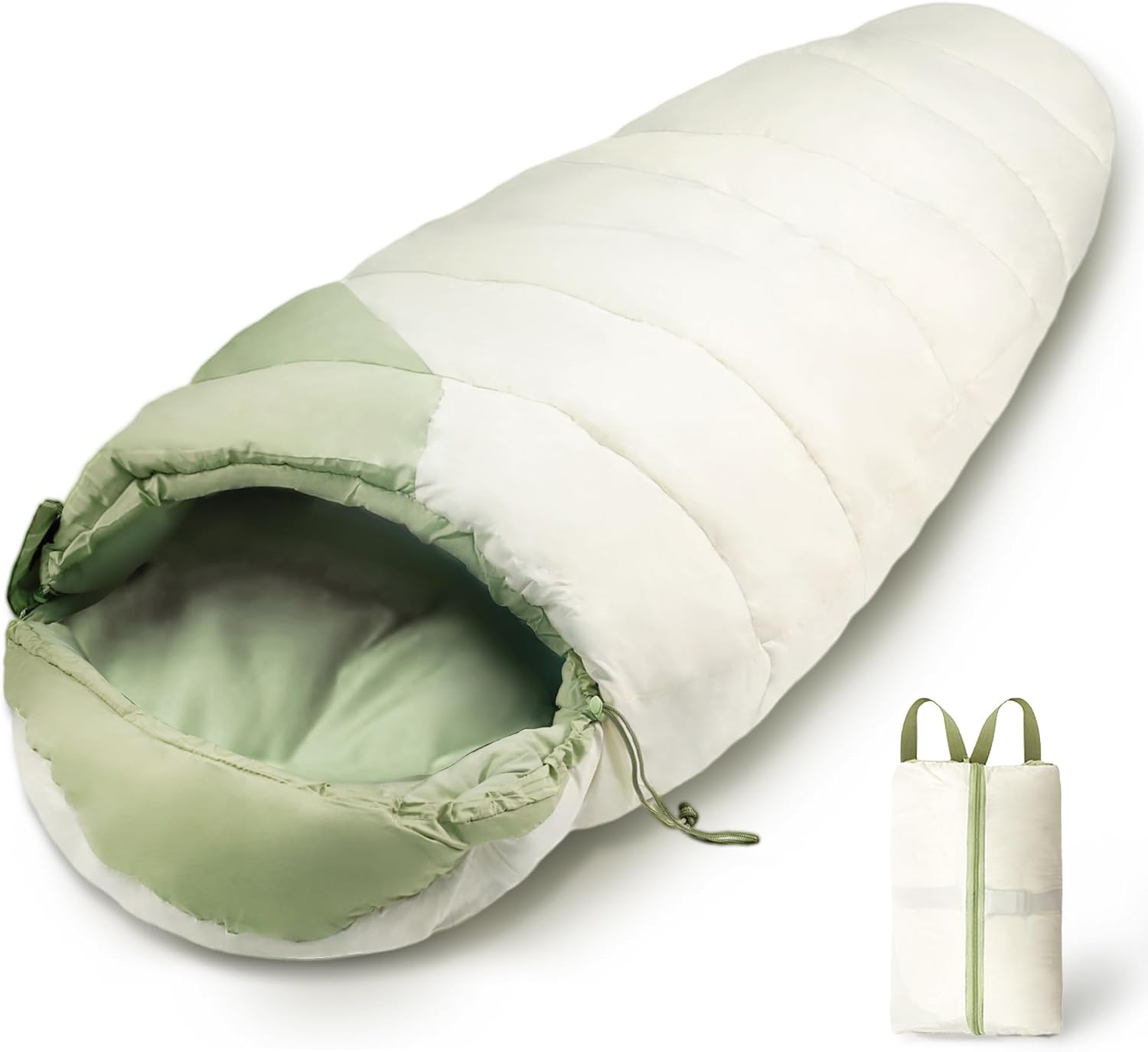 61lqf0zFdRL._AC_SL1500_.jpg Compressible Mummy Sleeping Bag - Image 1