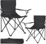 Lightweight Comfortable Camping Chair for Adults and Smaller Individuals, Compact Durable Portable