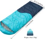 Lightweight 3-Season Sleeping Bag with Compression Sack - Image 2