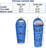 Mummy Sleeping Bag for Kids with Pillowcase - Image 2