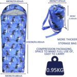 Portable 3-Season Waterproof Sleeping Bag for Kids - Image 2