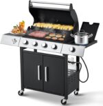 4-Burner Propane Stainless Steel Grill