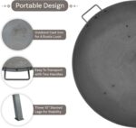 34-Inch Steel-Finish High-Leg Fire Pit Bowl - Image 2