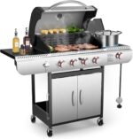 4-Burner Gas Grill with Griddle