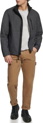Men's Stand Collar Softshell Jacket - Image 2