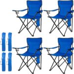 Folding Camping Chair, Lightweight, No Assembly Required, Portable Seat for Beach Lawn Outdoor Sports