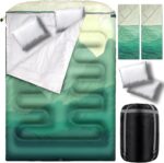All-Season Waterproof Double Sleeping Bag with Pillows
