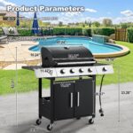4-Burner Propane Stainless Steel Grill - Image 2
