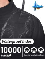 Men's Lightweight Softshell Jacket, Waterproof, Fleece Lined - Image 2
